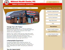 Tablet Screenshot of midwesthealthcenter.co